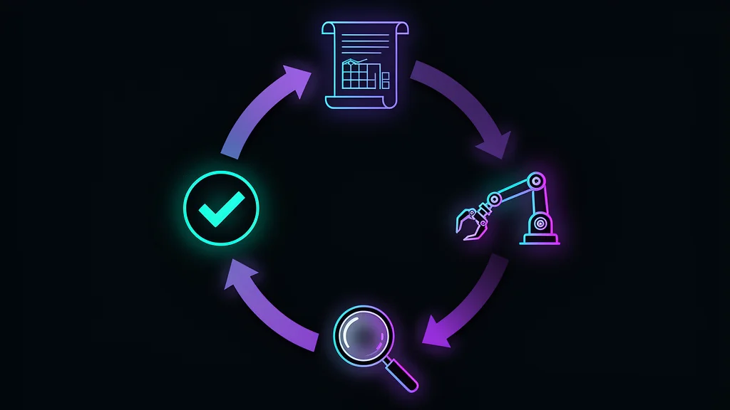 The agentic workflow cycle - Architect, Orchestrate, Test, Review