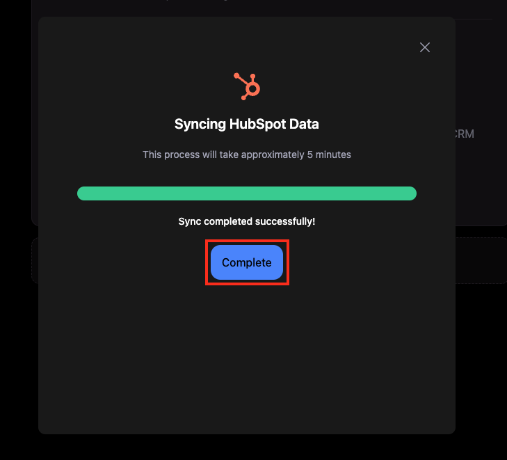 Sync data